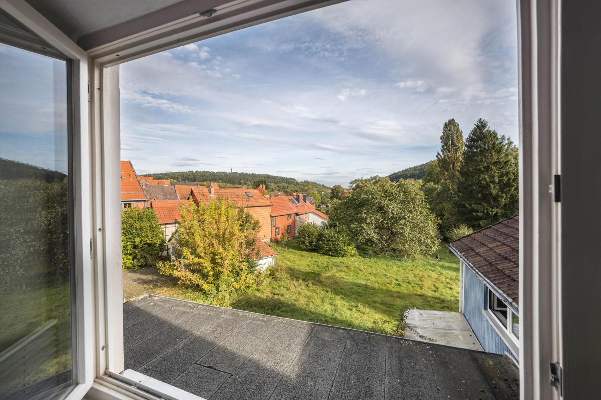 Ferienwohnung Knopf Hardegsen Bagian luar foto